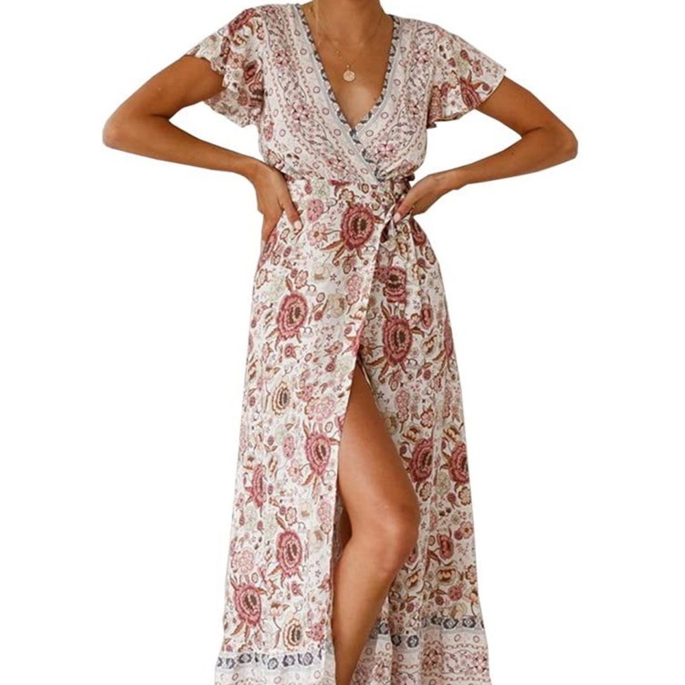 Pretty Garden Floral Summer Dress